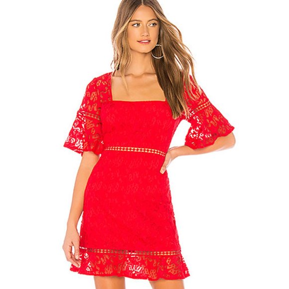 MINKPINK Dresses & Skirts - MINKPINK Starstruck Dress in Red